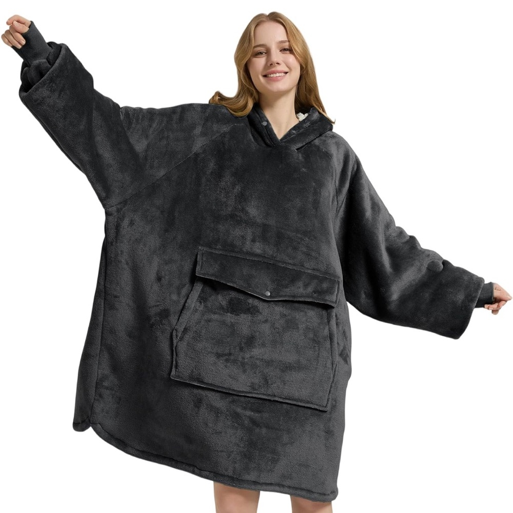 oversized blanket hoodie